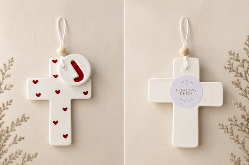 Croix chrétienne personnalisée – Décoration murale